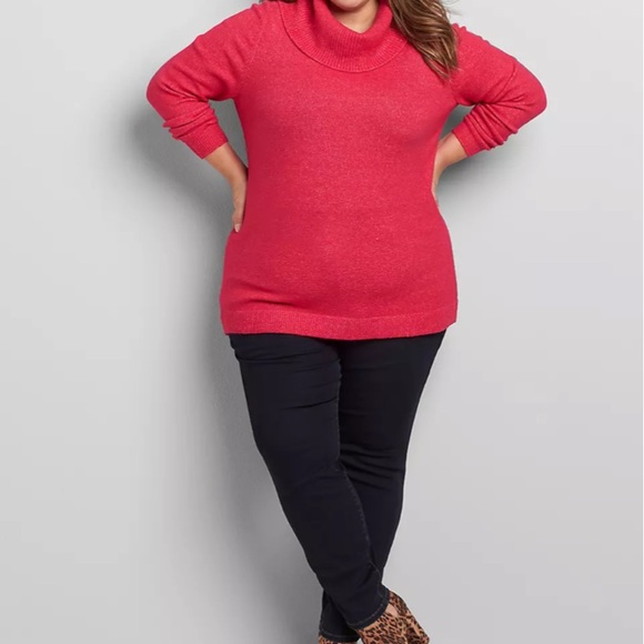 Cowl-Neck Tunic Sweater - Picture 3 of 3